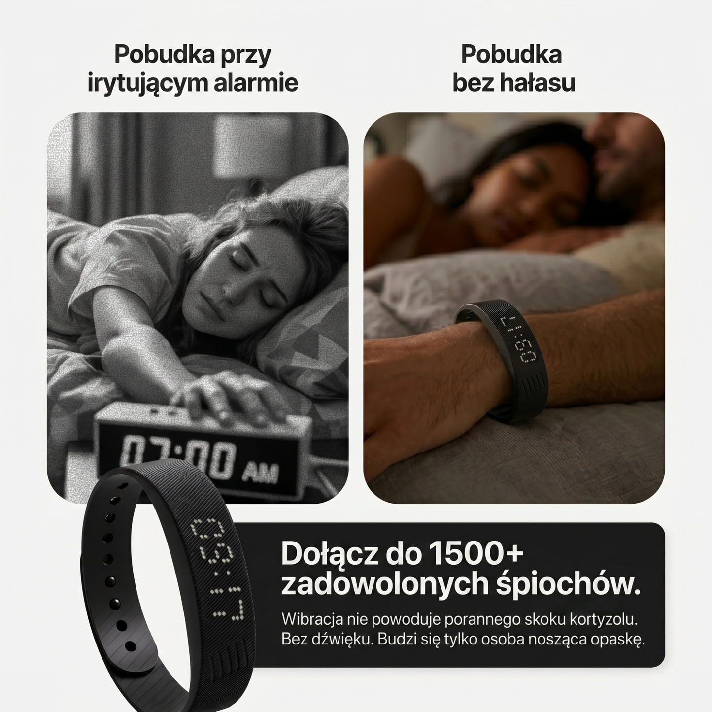 Cichy Budzik Wibracyjny