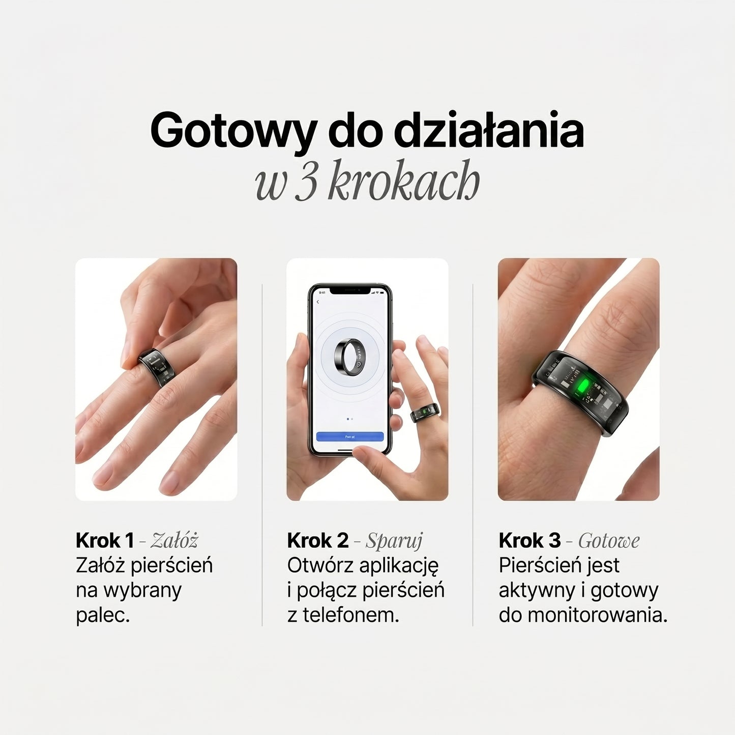 Onyx Inteligentny Pierścień