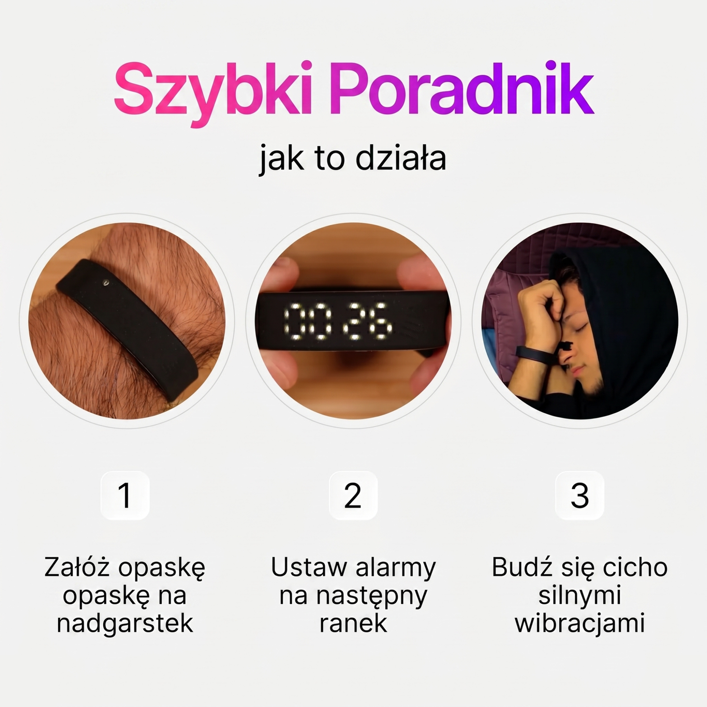Cichy Budzik Wibracyjny